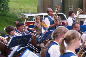 Nachwuchs-Trompeter (Archivbild vom Dämmerschoppen auf der Egg 2008)