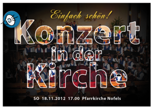 MV Nofels - Konzert in der Kirche 2012 - Flyer-Bild(er)