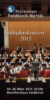 Musikverein Nofels - Frühjahrskonzert 2015 - Programmfolder Titelbild