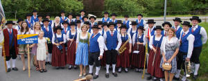 Musikverein Nofels in Schnifis. Der Obmann hätte sich noch ein paar Teilnehmer mehr gewünscht.