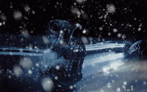 Ein SNB Alien im Schnee